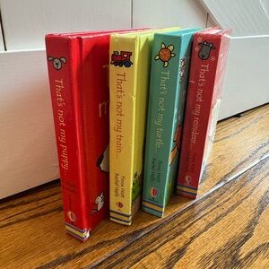 USBORNE 4 “touchy-Feely” book bundle for toddlers